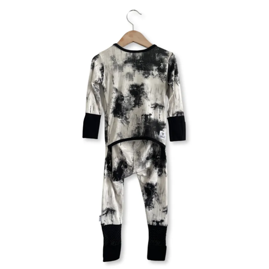 Caden & Crew Black Art for Autism Day to Night Romper