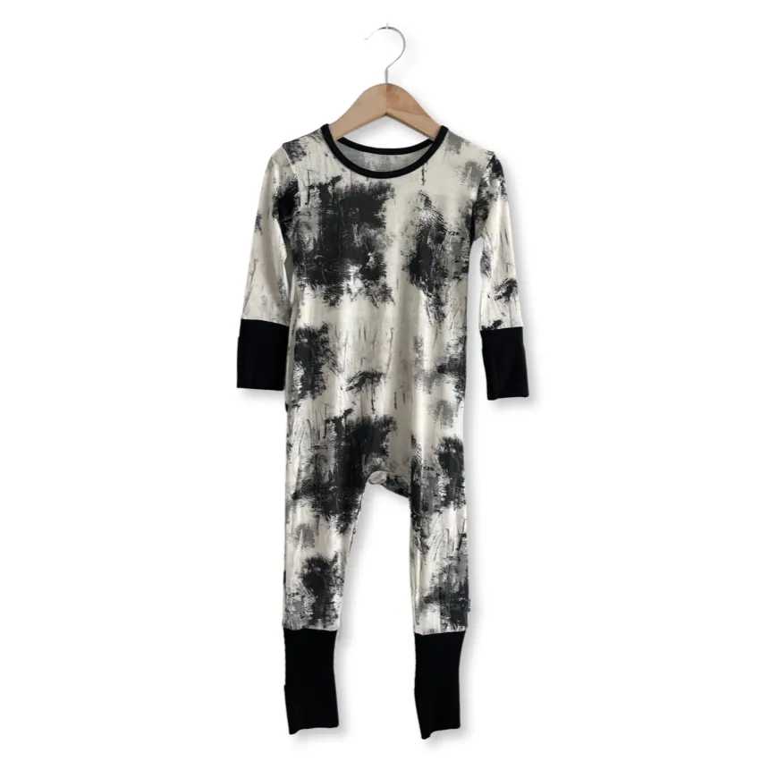 Caden & Crew Black Art for Autism Day to Night Romper