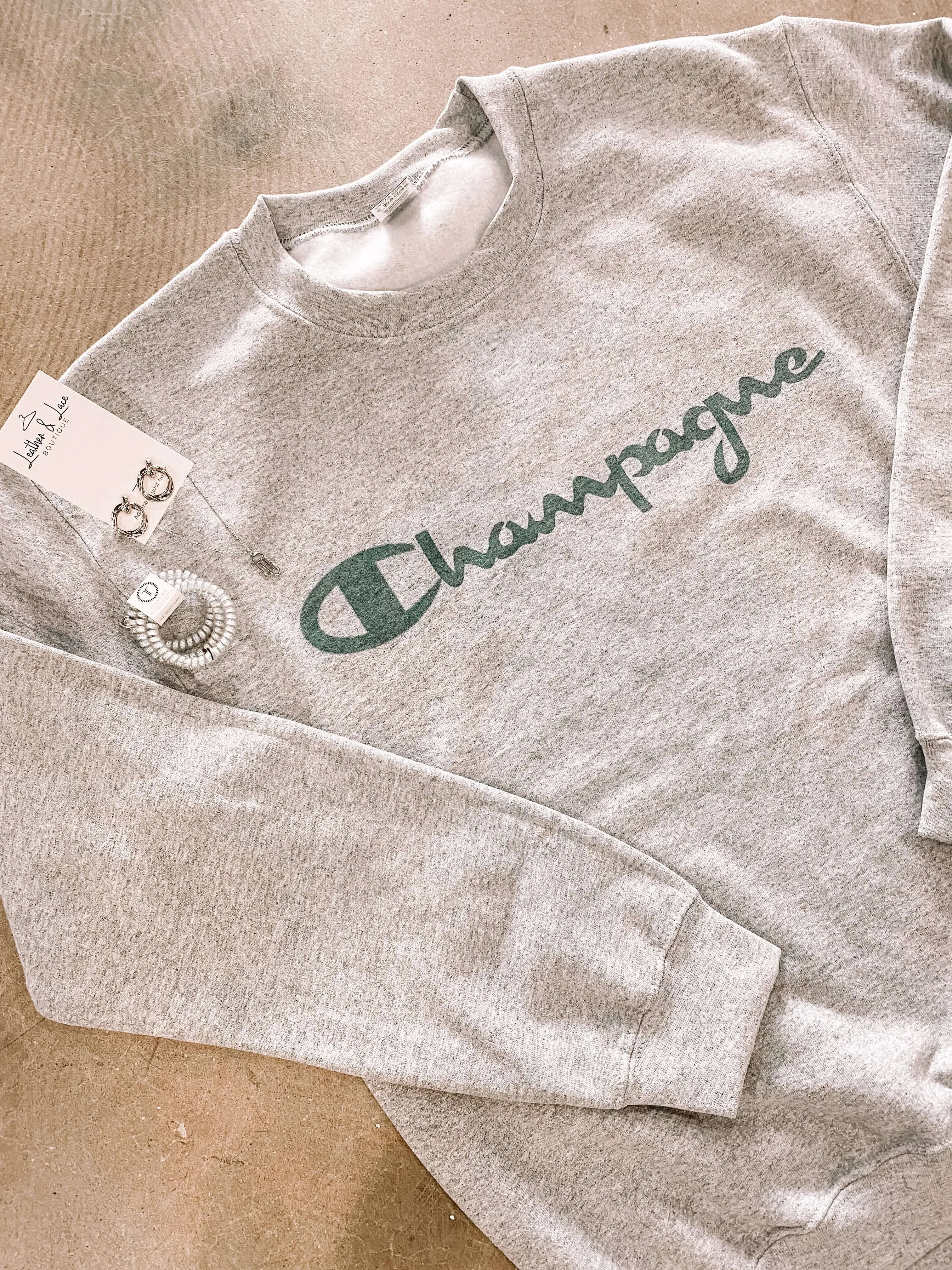 Champagne Graphic Sweatshirt