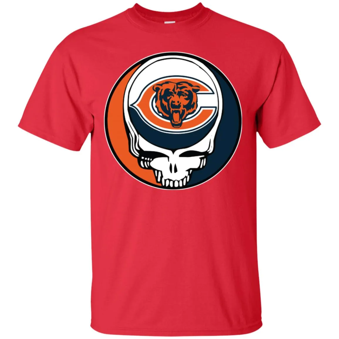 Chicago Bears Grateful Dead Steal Your Face Football Nfl Shirts