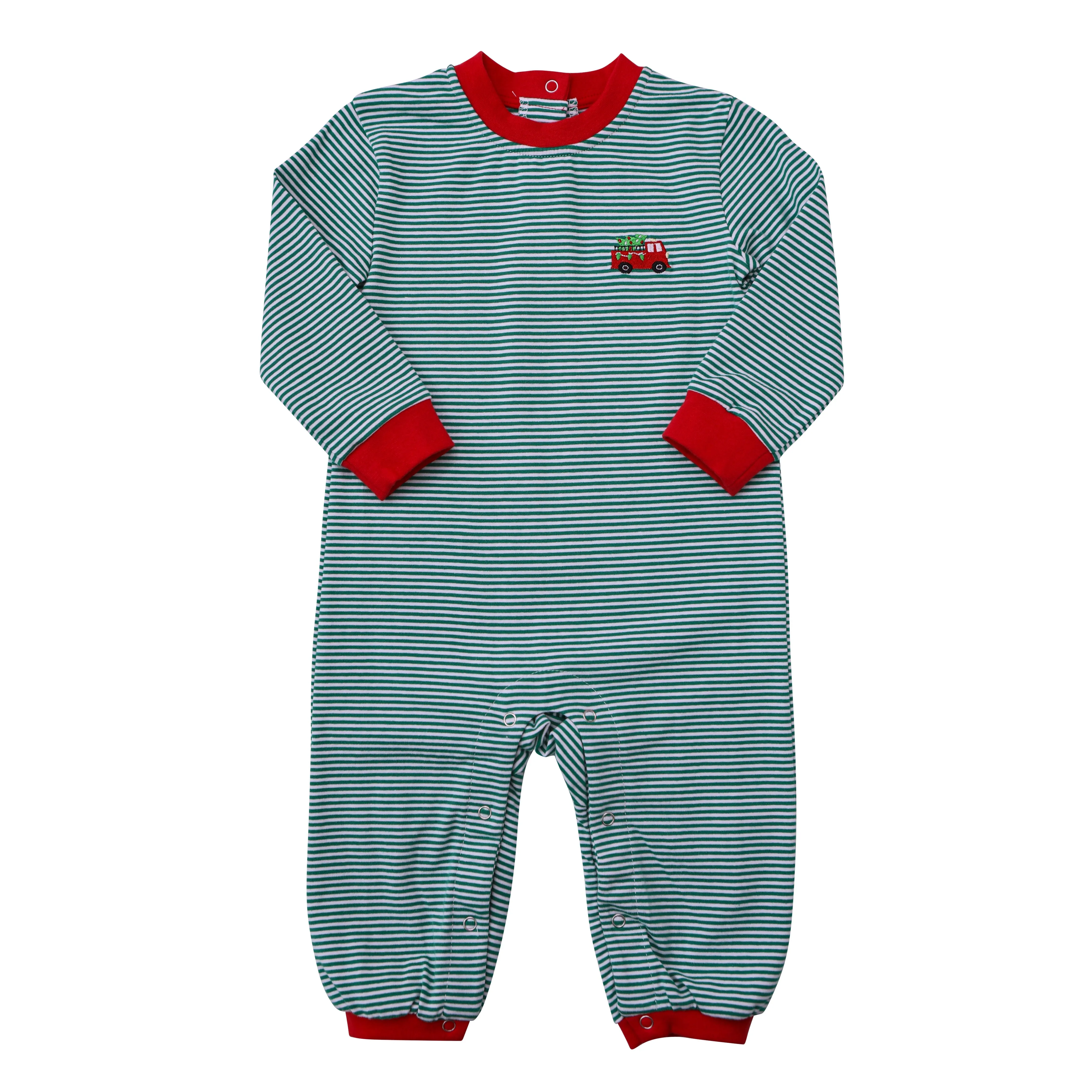 Christmas Firetruck Romper