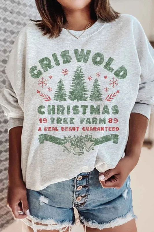 *Christmas Tree Farm Graphic Sweatshirt