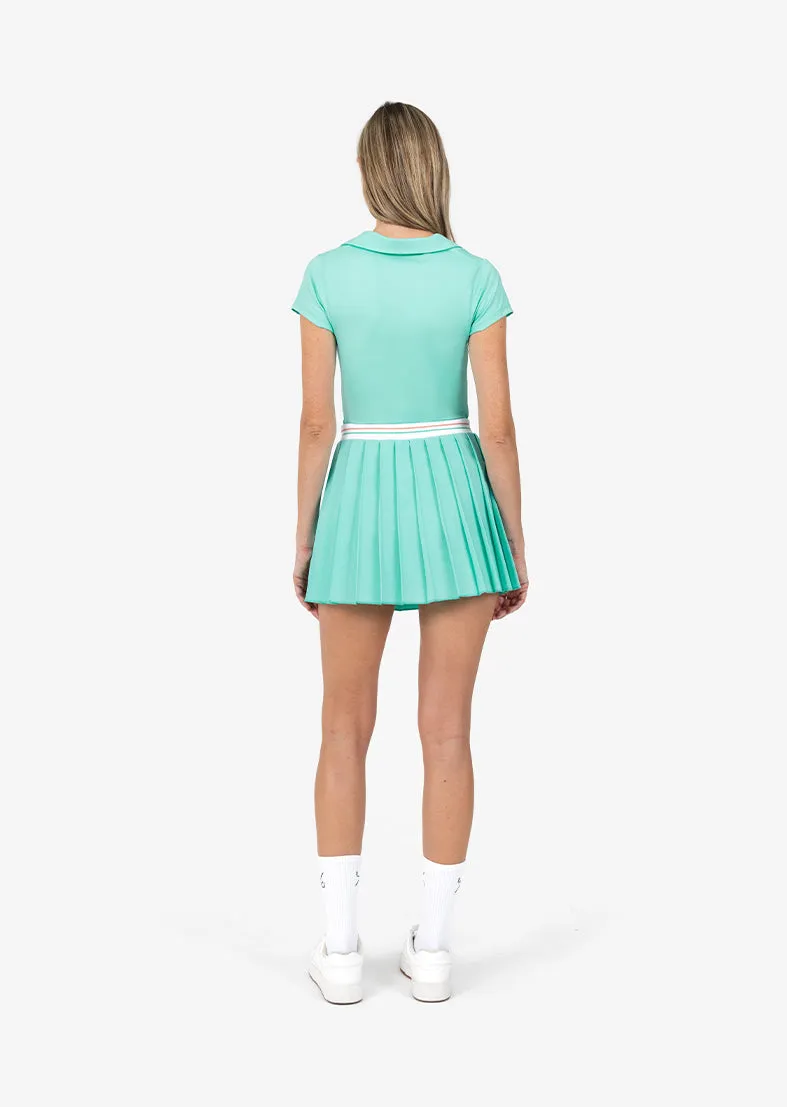 Club LC Vintage Collared Top Mint FINAL SALE