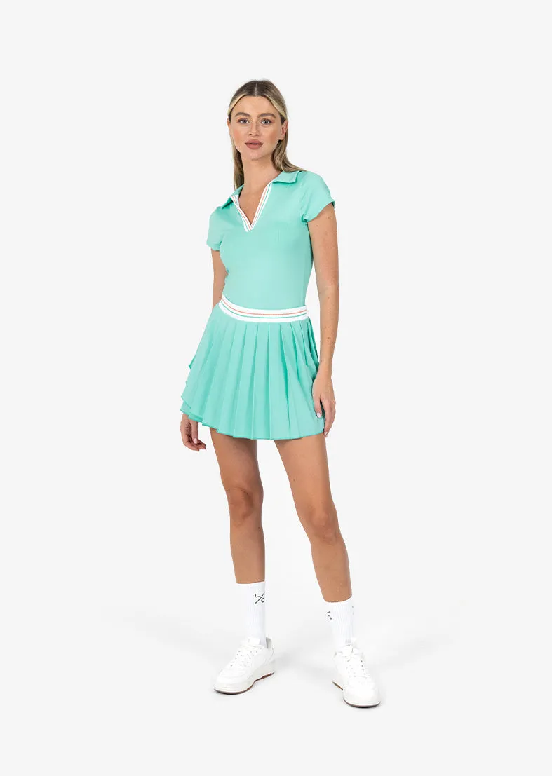 Club LC Vintage Collared Top Mint FINAL SALE