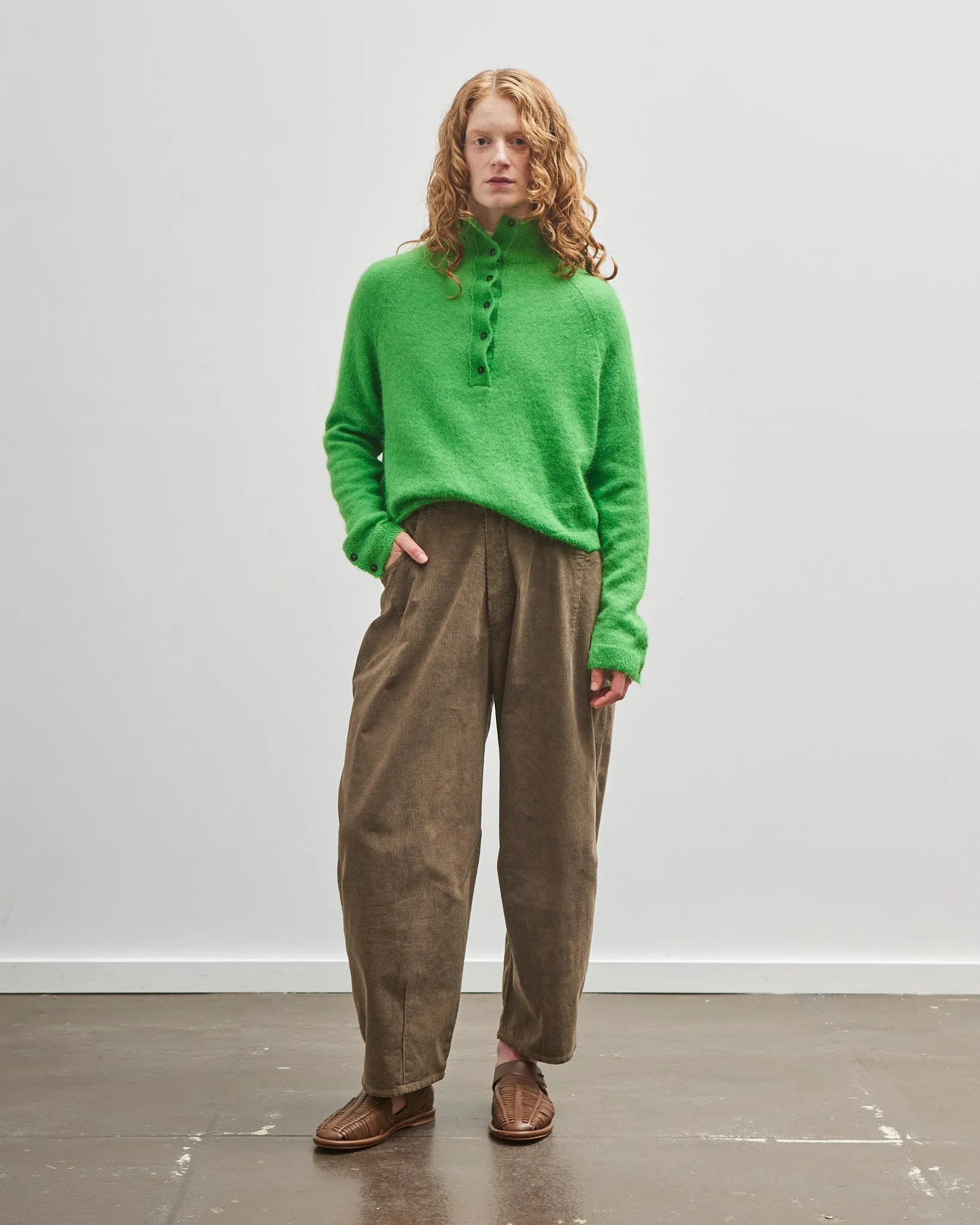 Cordera Suri Polo Sweater, Bright Green