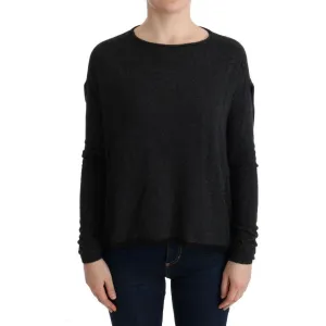 Costume National Elegant Gray Crewneck Sweater