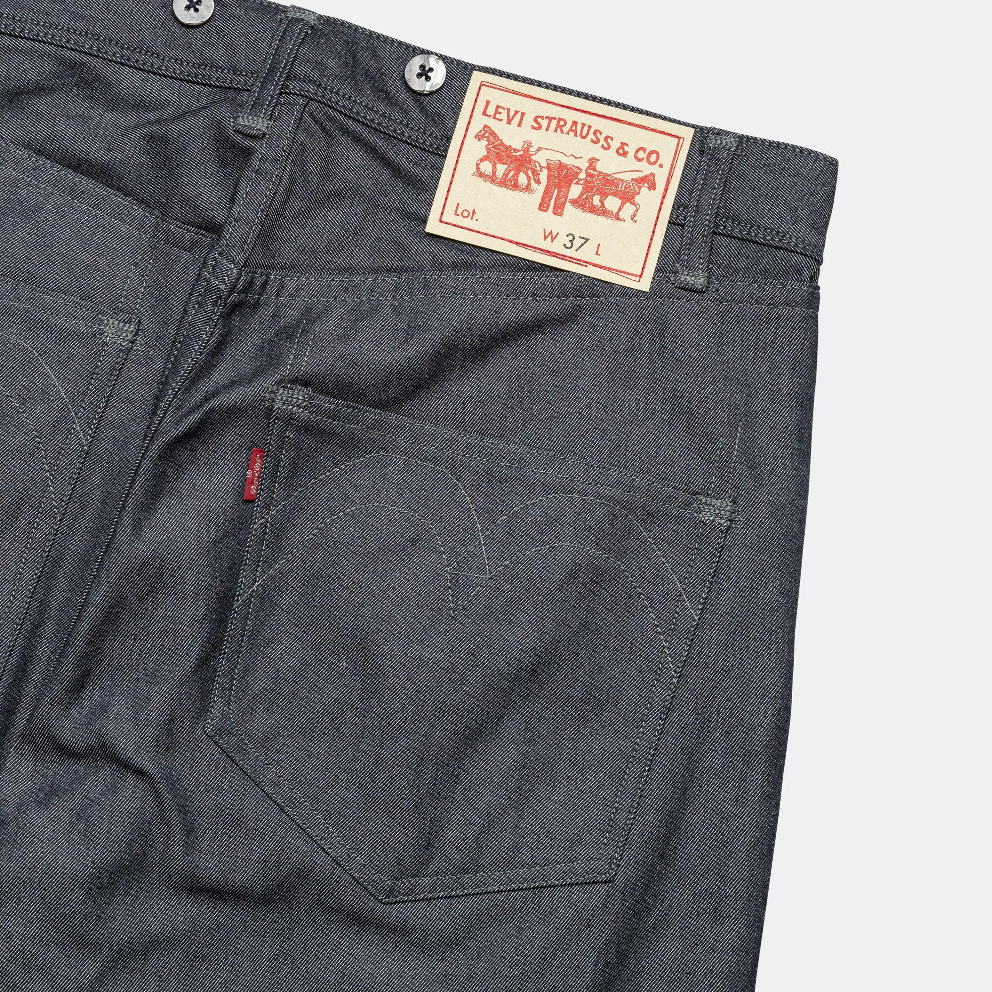 Cotton Denim Pants x Levi's - Black