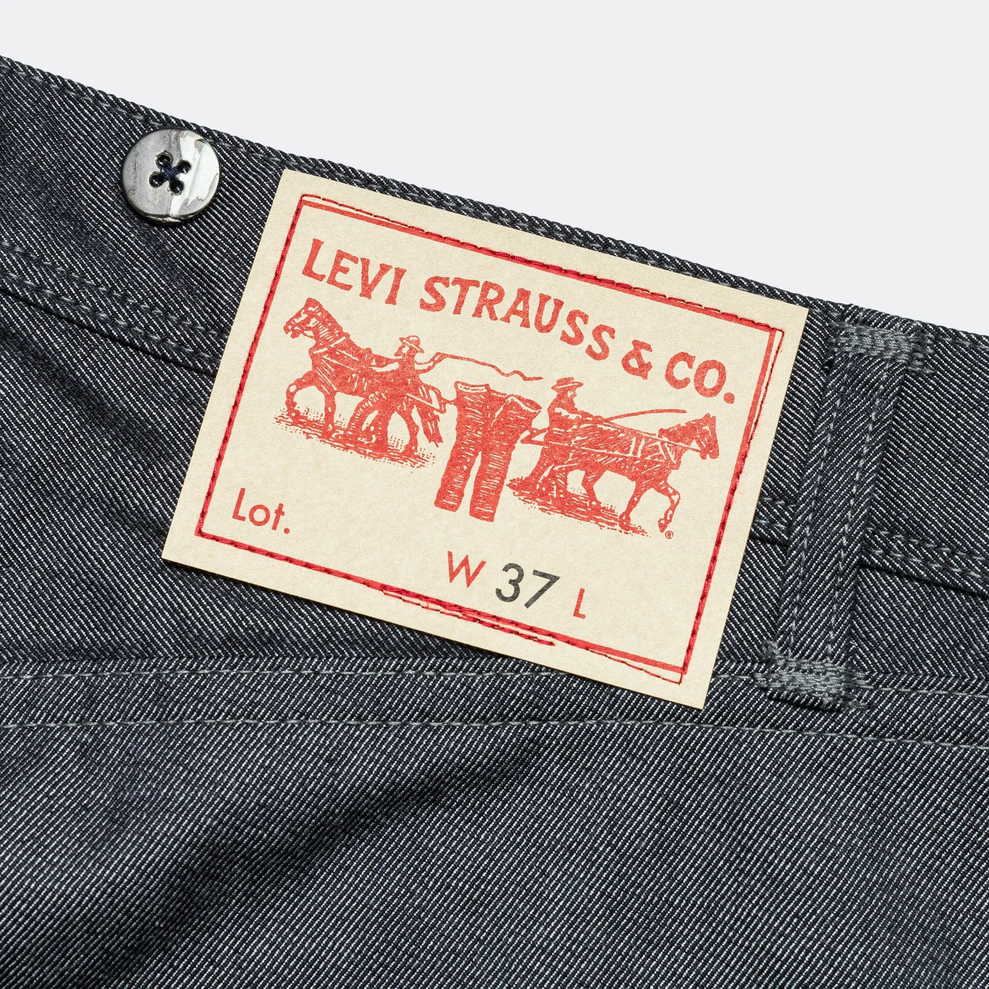 Cotton Denim Pants x Levi's - Black