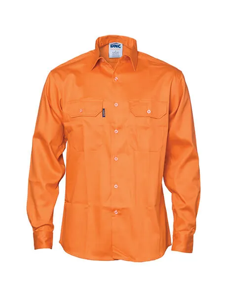 DNC Patron Saint Flame Retardant Drill Shirt L/S (3402)