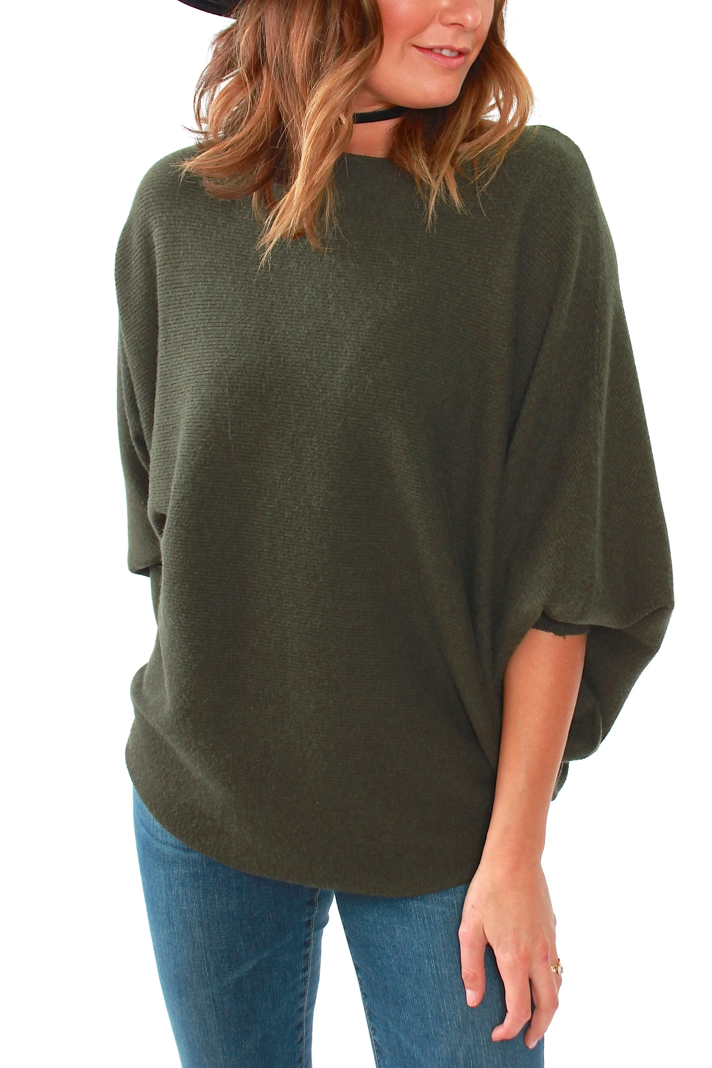 Dolman Sleeve Sweater