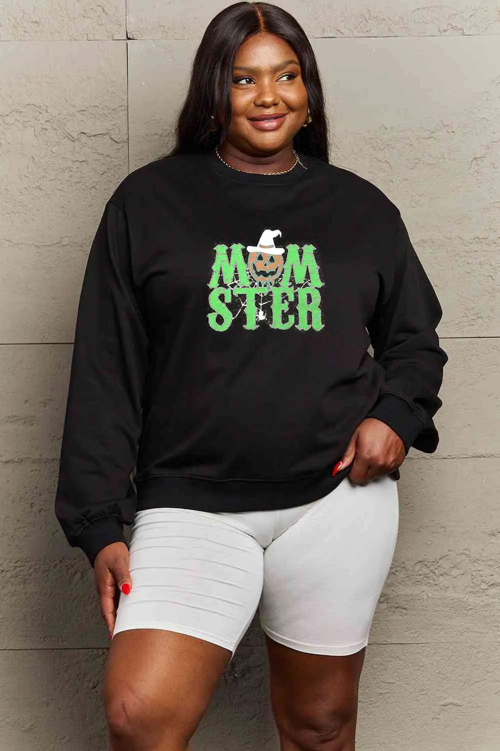 Drop Shoulder Graphic Sweatshirt