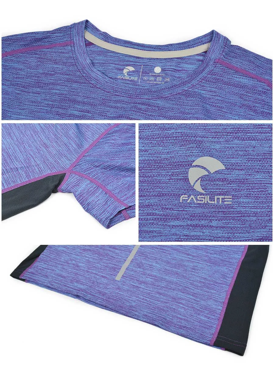 Duo Coast - T-Shirt - 1301 - Purple / Greenish Grey