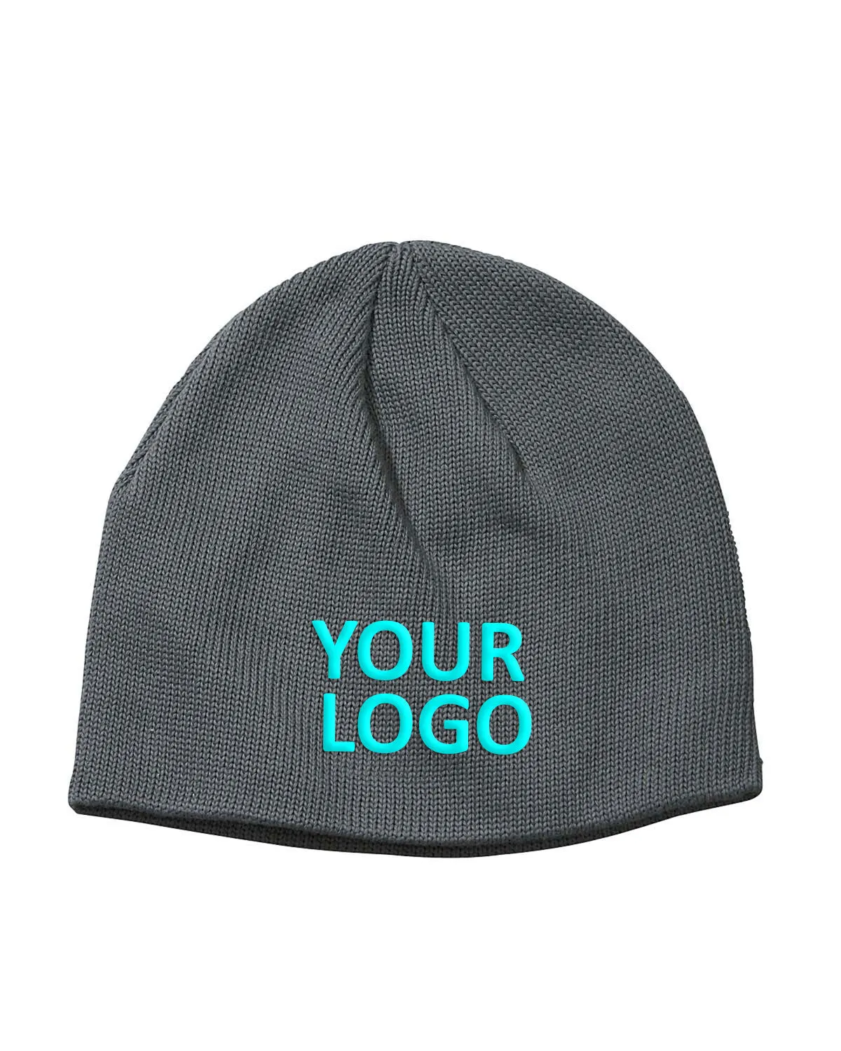 Econscious Organic Customized Beanies, Charcoal