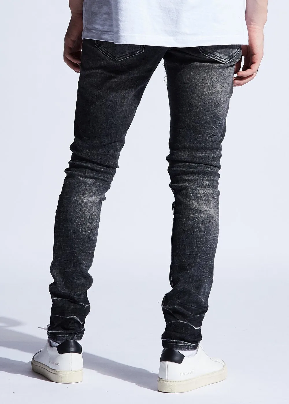 Embellish Jeans GENTRY RIP AND REPAIR Men’s - WASHED BLK