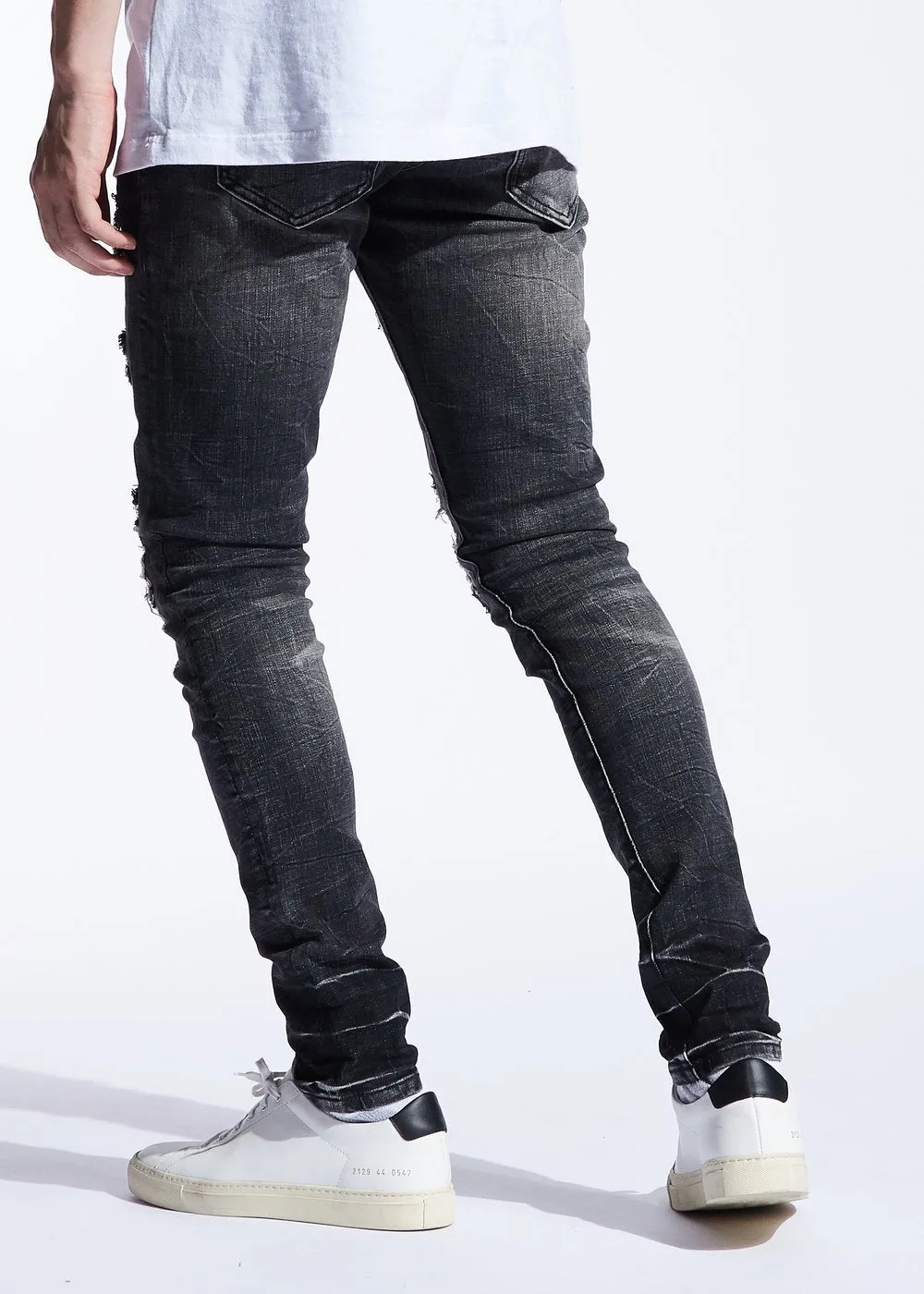 Embellish Jeans GENTRY RIP AND REPAIR Men’s - WASHED BLK