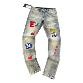 Embellish Jeans PatchWork SILAS DENIM Men’s - Light  DENIM