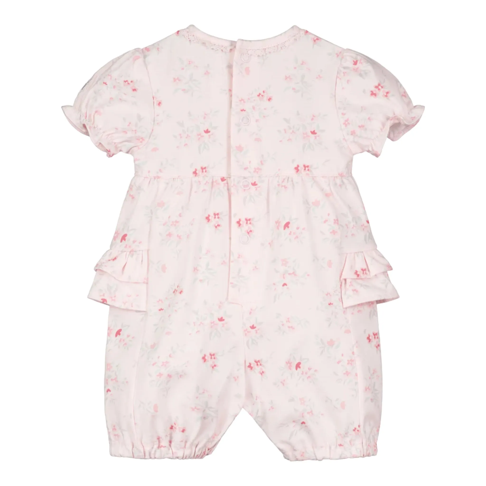 Emile et Rose - Light pink floral all in one, Fenella