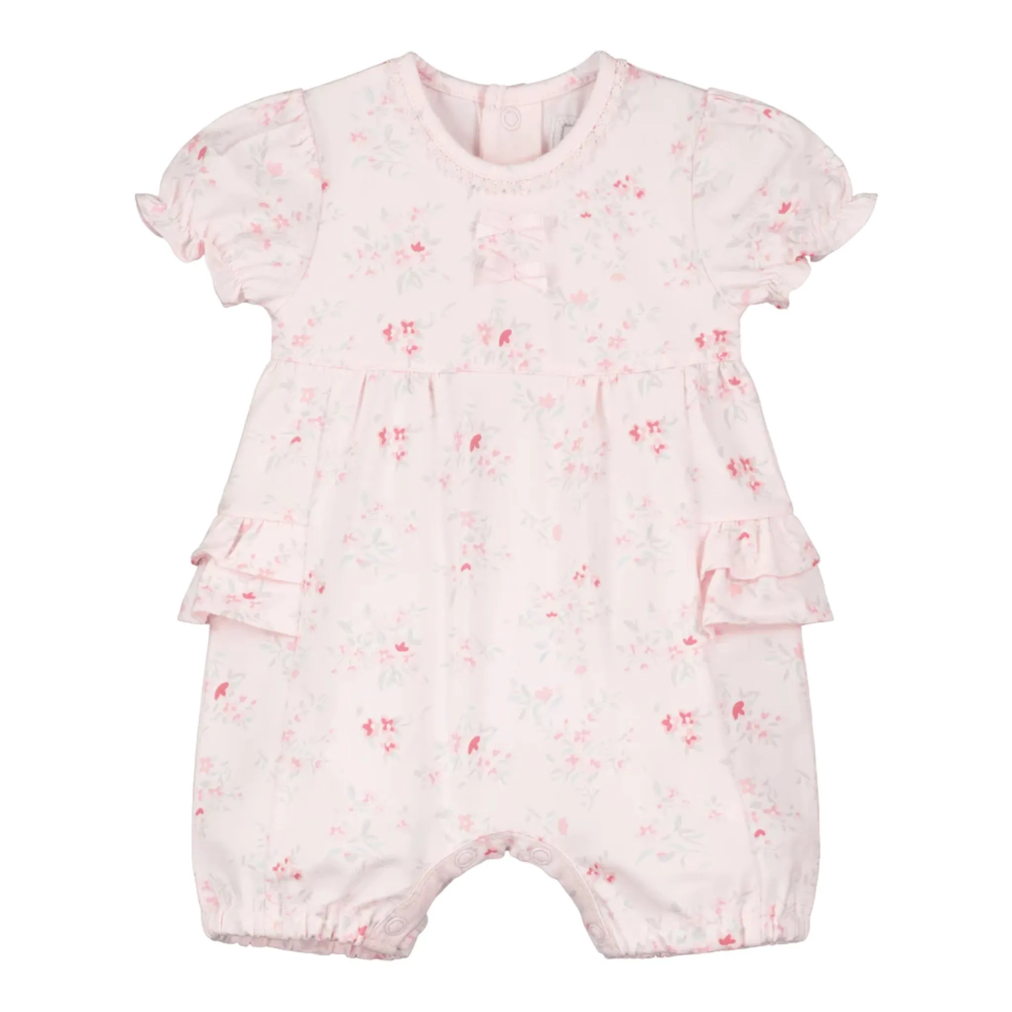 Emile et Rose - Light pink floral all in one, Fenella