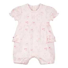 Emile et Rose - Light pink floral all in one, Fenella