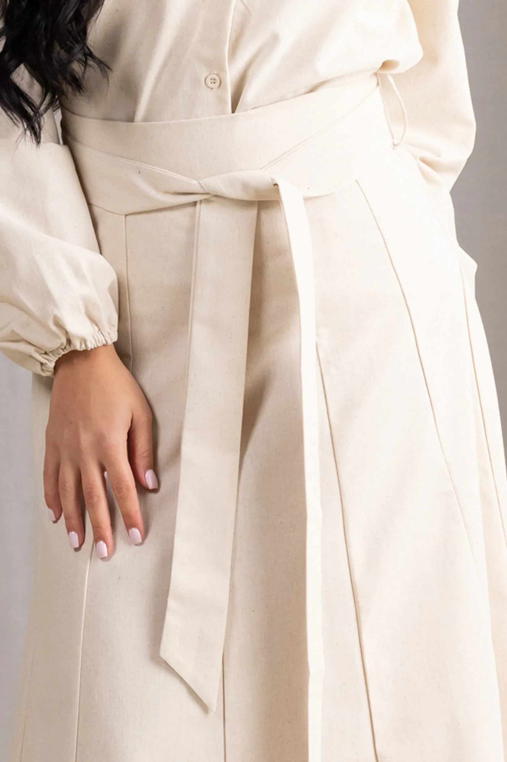 Eminent Linen Skirt