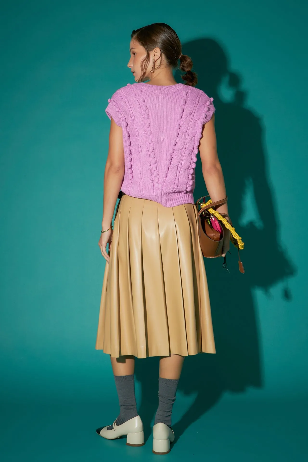 English Factory - Pleated Midi Skirt