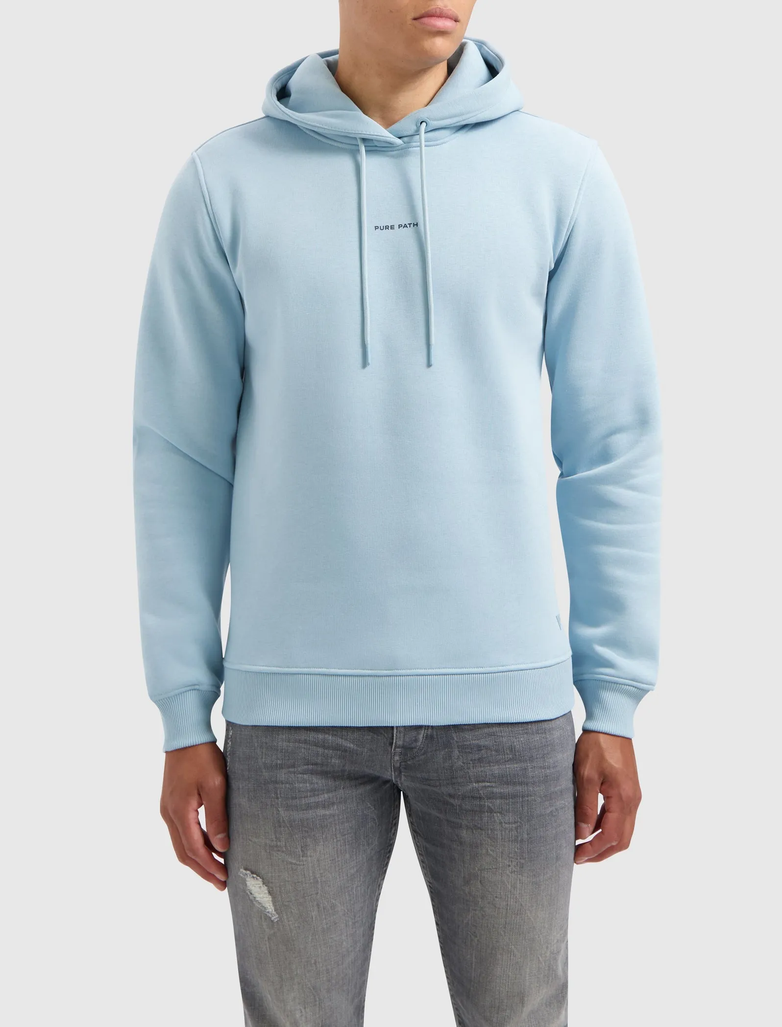 Essential Logo Hoodie | Light Blue