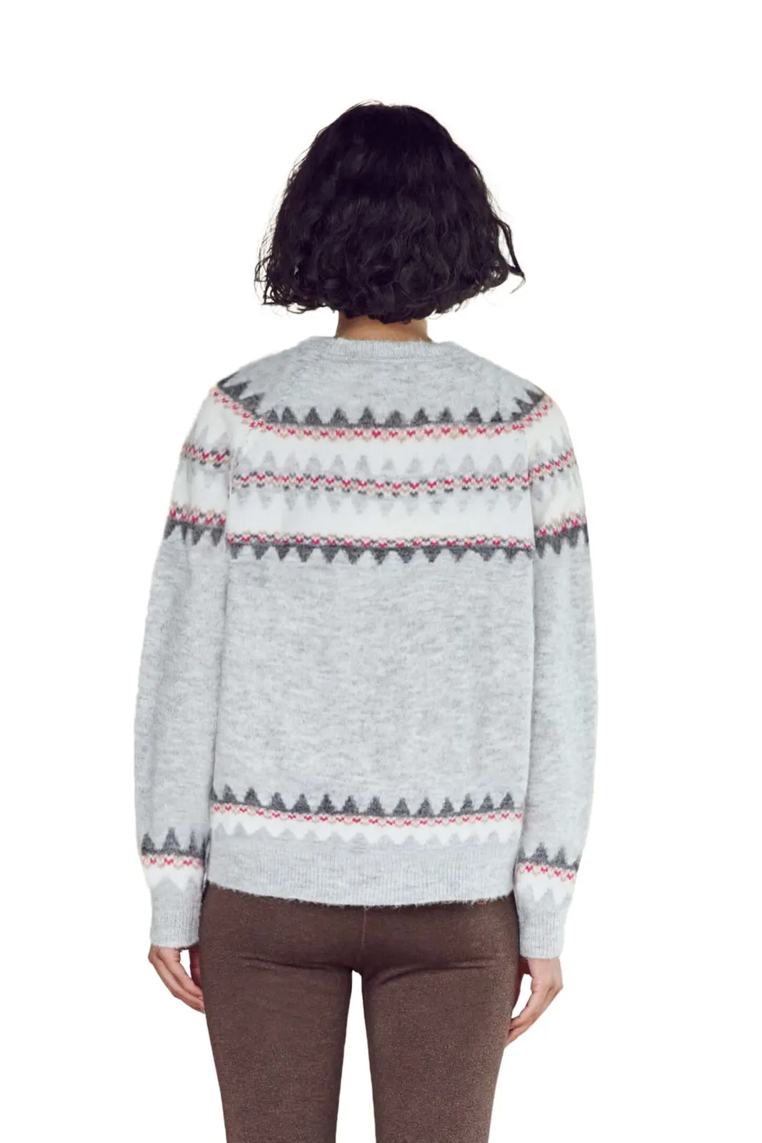 Fair Isle Raglan, Cloud/Multi