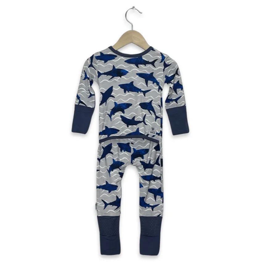 Feelin’ Sharky Kid's Day to Night Romper