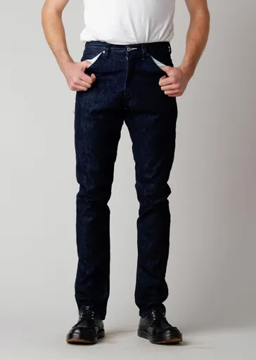 First Standard Blue Bell Jeans - 13.5oz Raw Cone Den