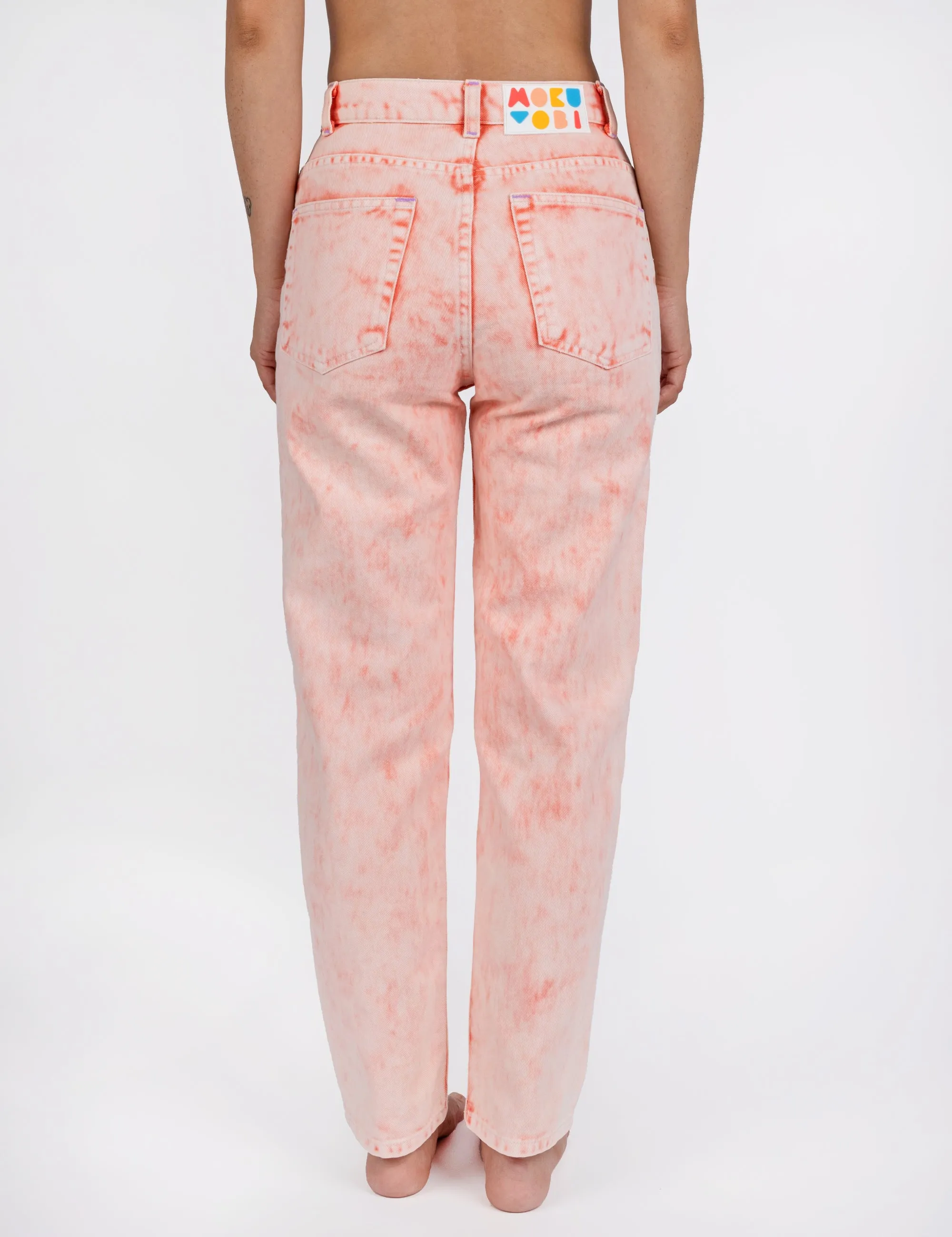 Flamingo Acid Wash Denim Jeans