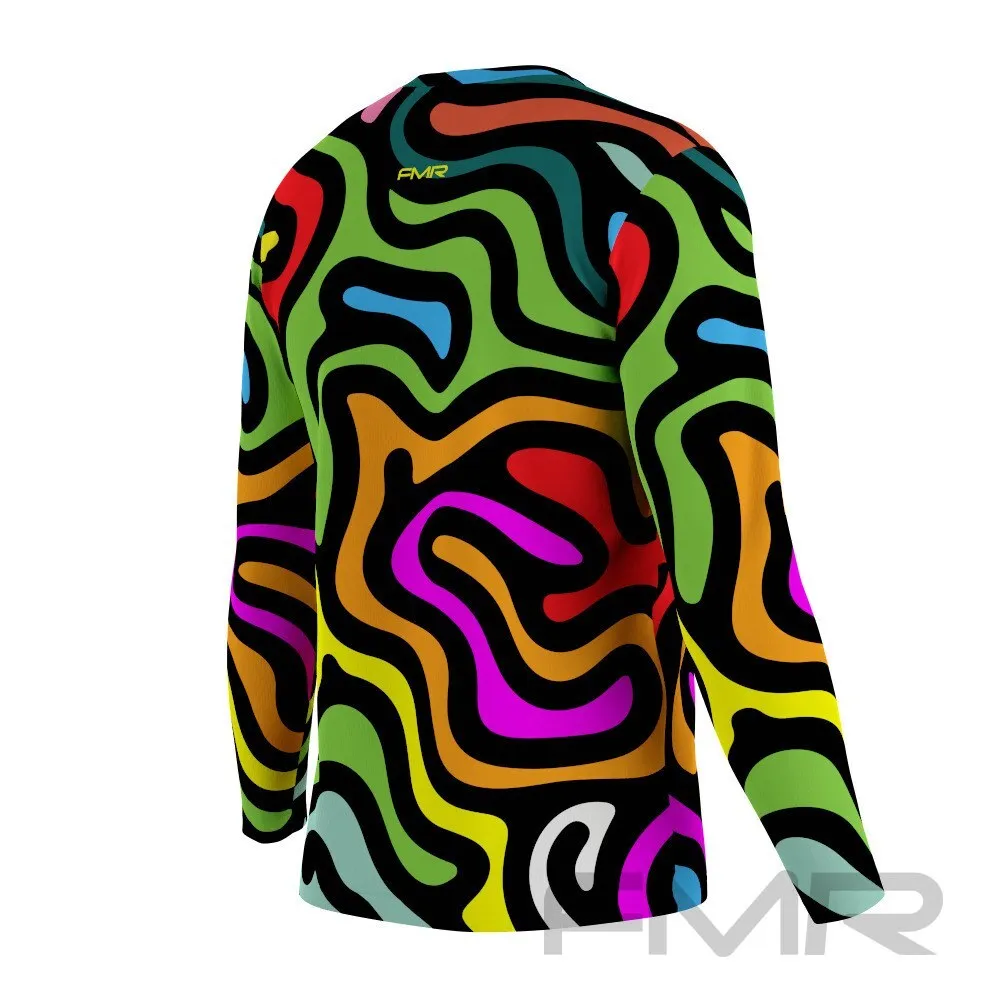 FMR Men's Kaleidoscopic Long Sleeve Running Shirt