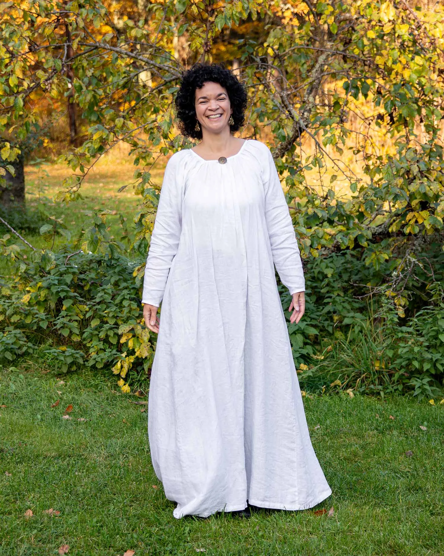 Frigg Viking Linen Dress