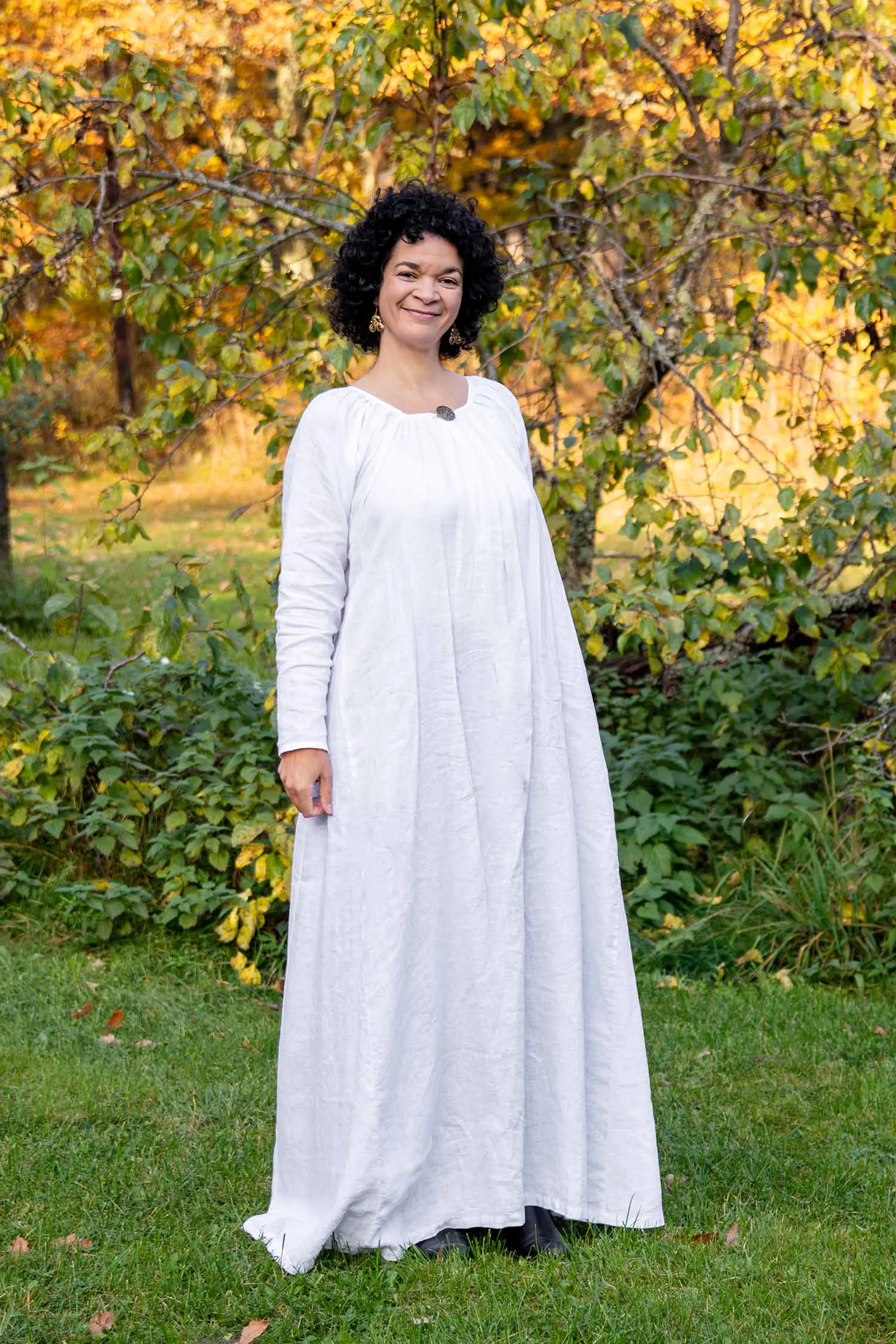 Frigg Viking Linen Dress