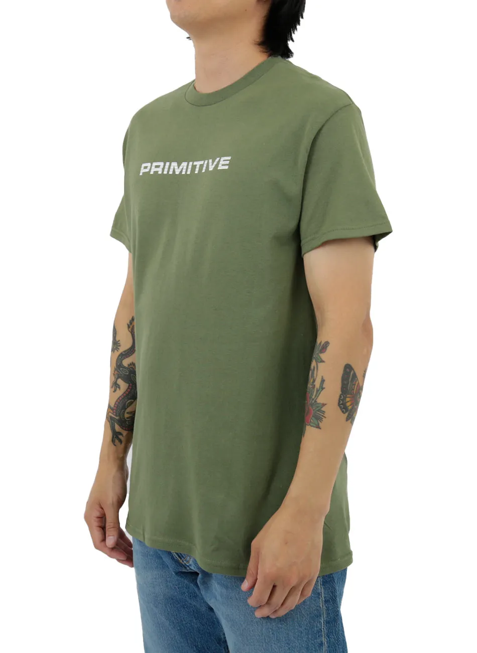 Ghost Graphic Tee - Military Green