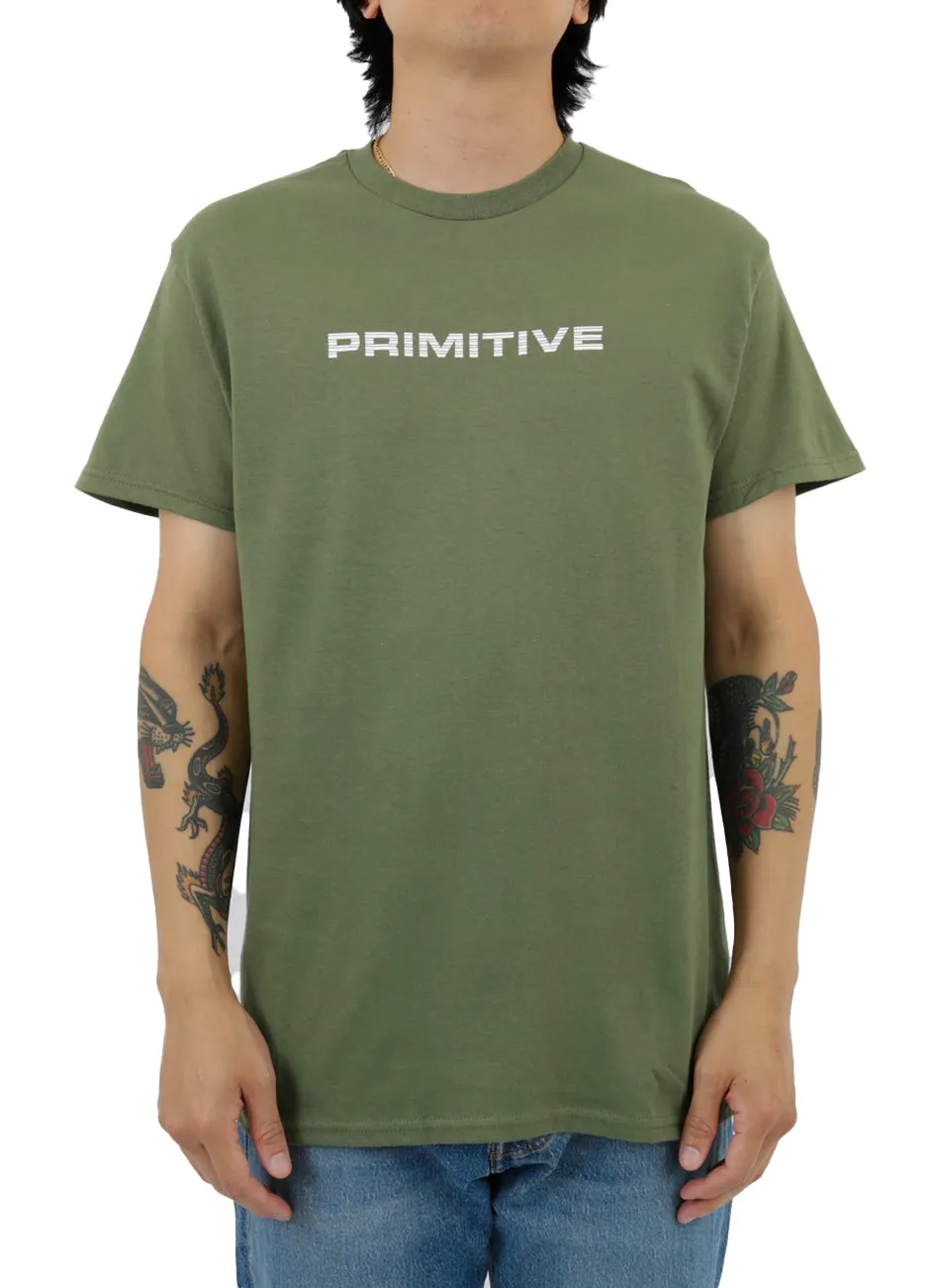 Ghost Graphic Tee - Military Green