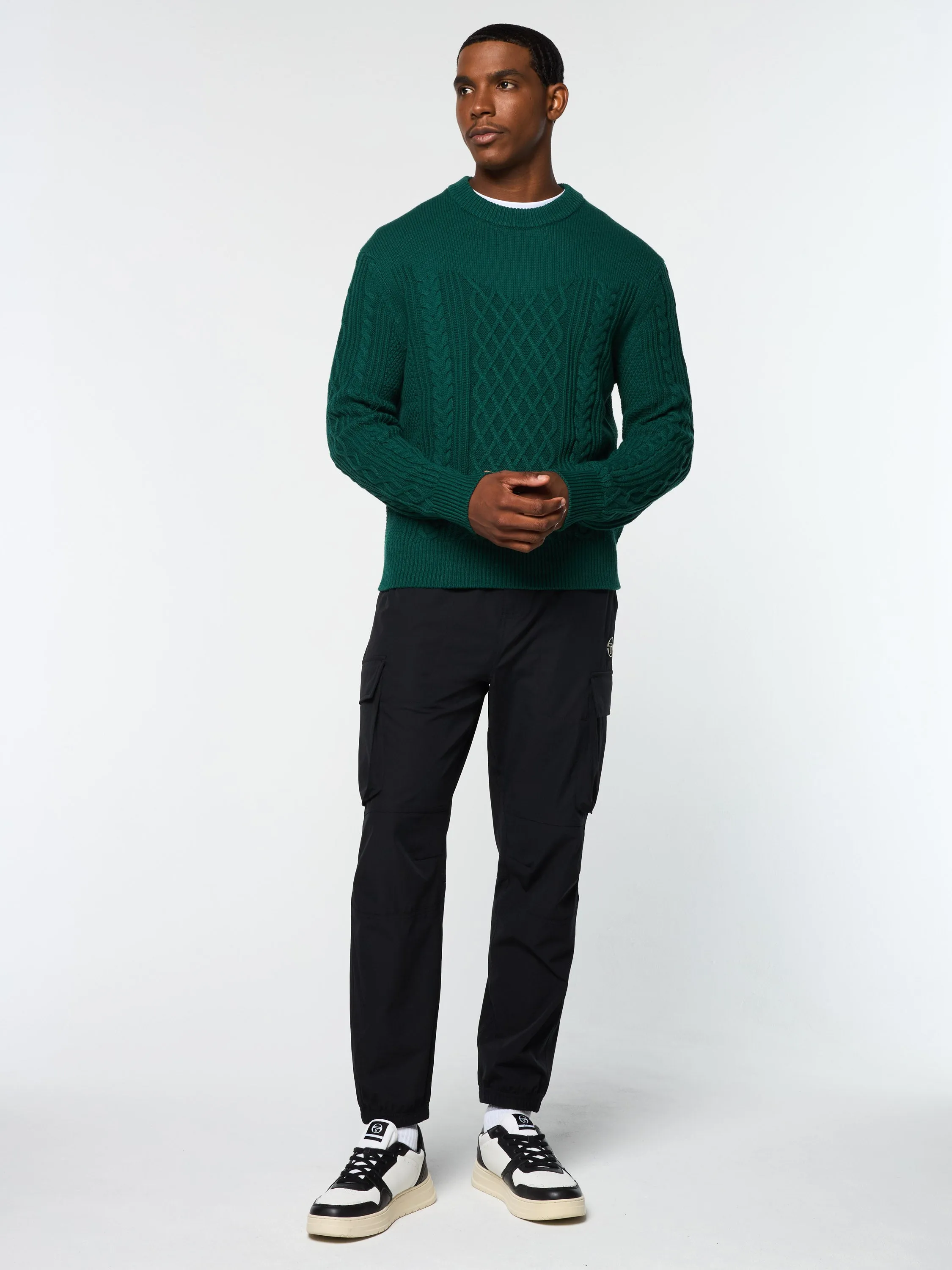 Giacomo Knit Sweater- Rainforest