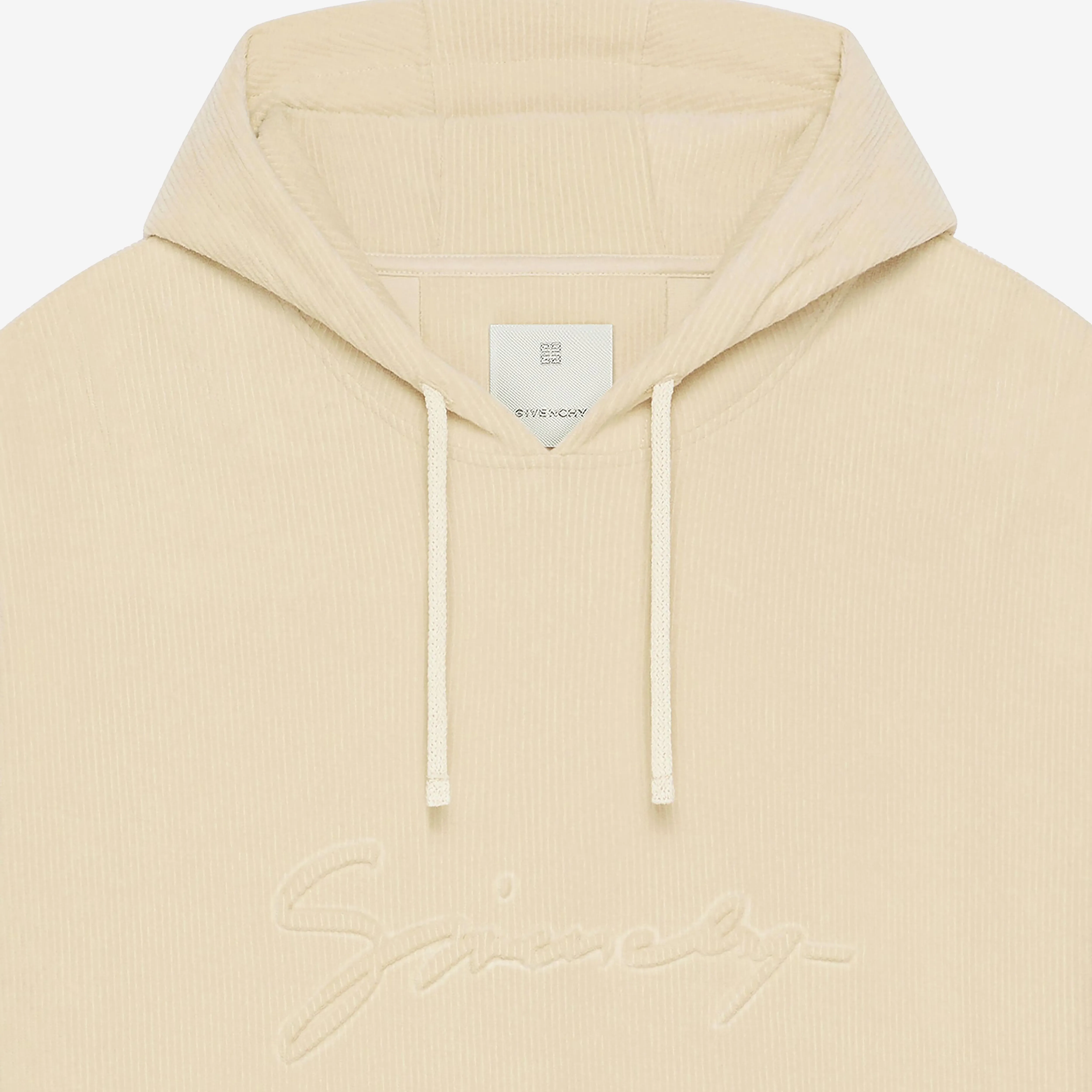 Givenchy Embossed Signature Hoodie