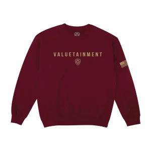 Gold Collection FLB Crewneck Sweatshirt - Maroon