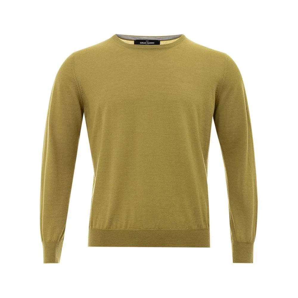 Gran Sasso Elegant Green Cashmere Sweater for Men