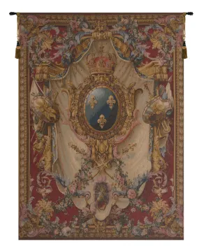 Grandes Armoiries Red French Tapestry