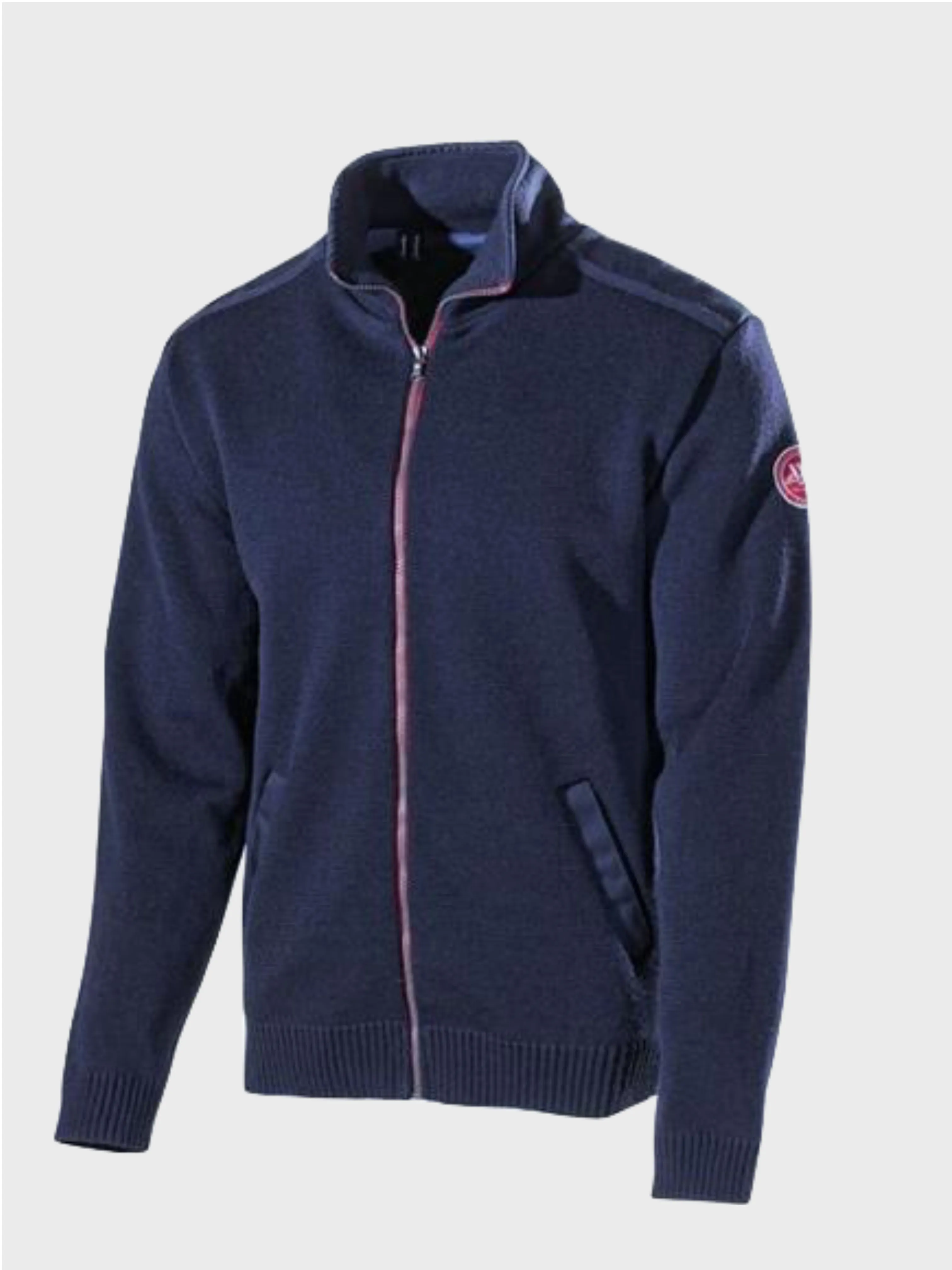 Gregor Wool Full Zip -Navy