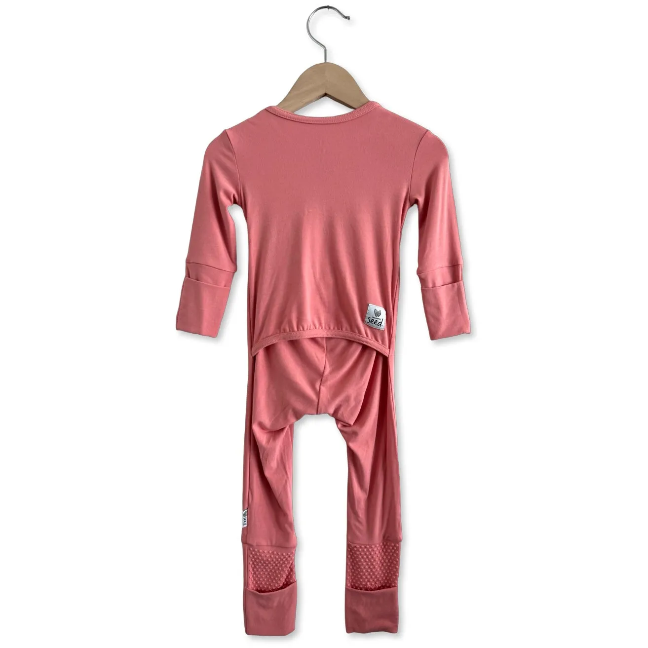 Guava Mini Ribbed Kid's Day to Night Romper