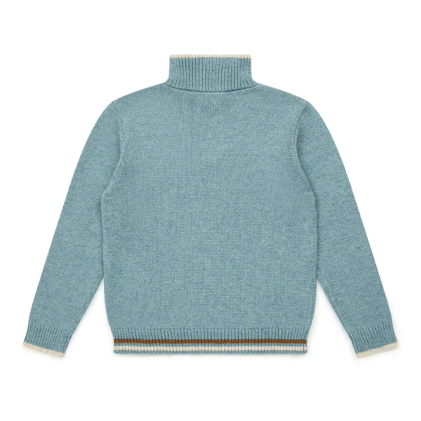 Half Zip Sweater in Light Blue