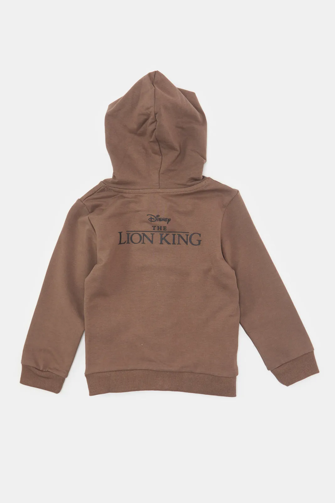 Infant Boys Brown Lion King Hooded Sweatshirt