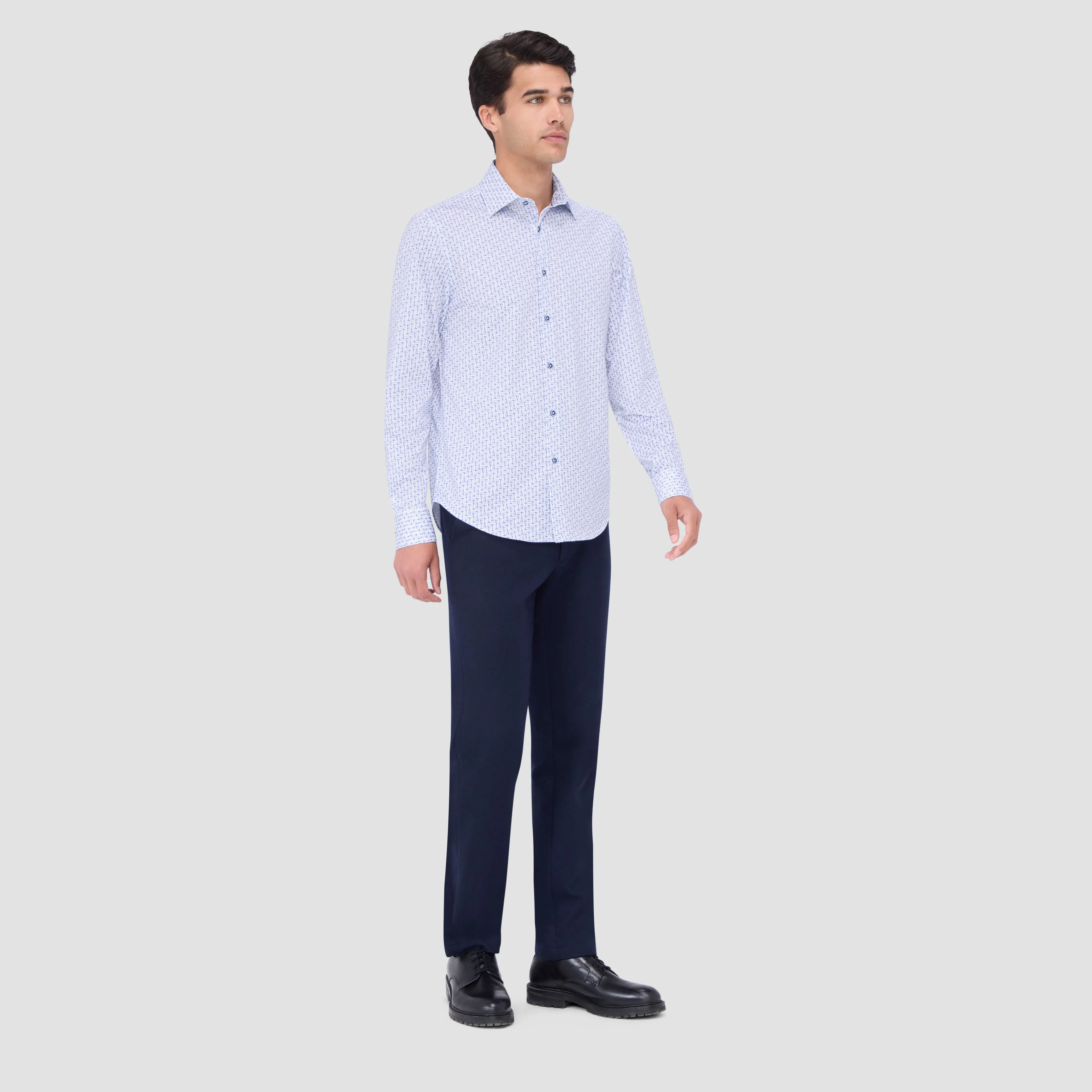 James Champagne Flute OoohCotton Shirt