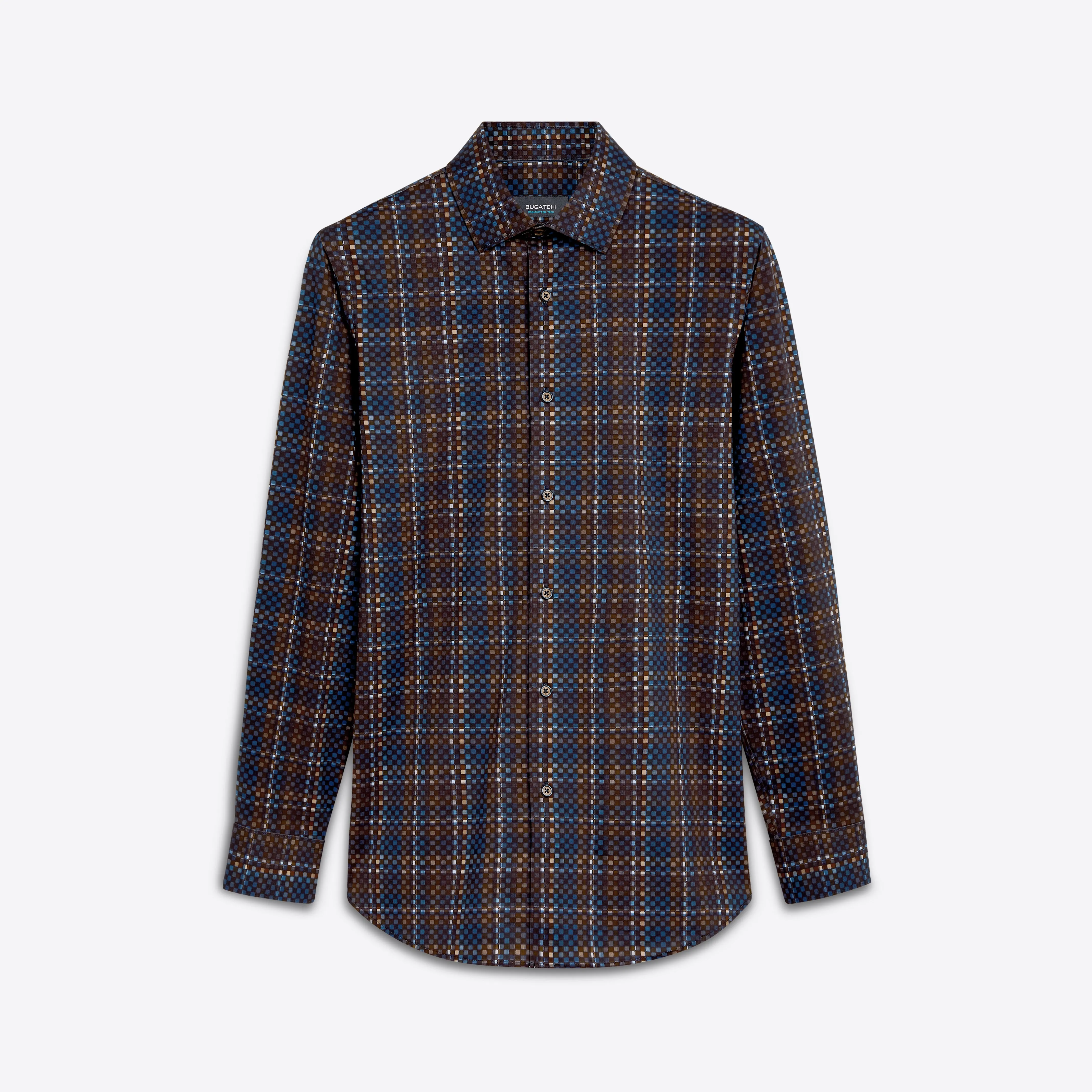 JAMES Checkerboard Check OoohCotton Shirt