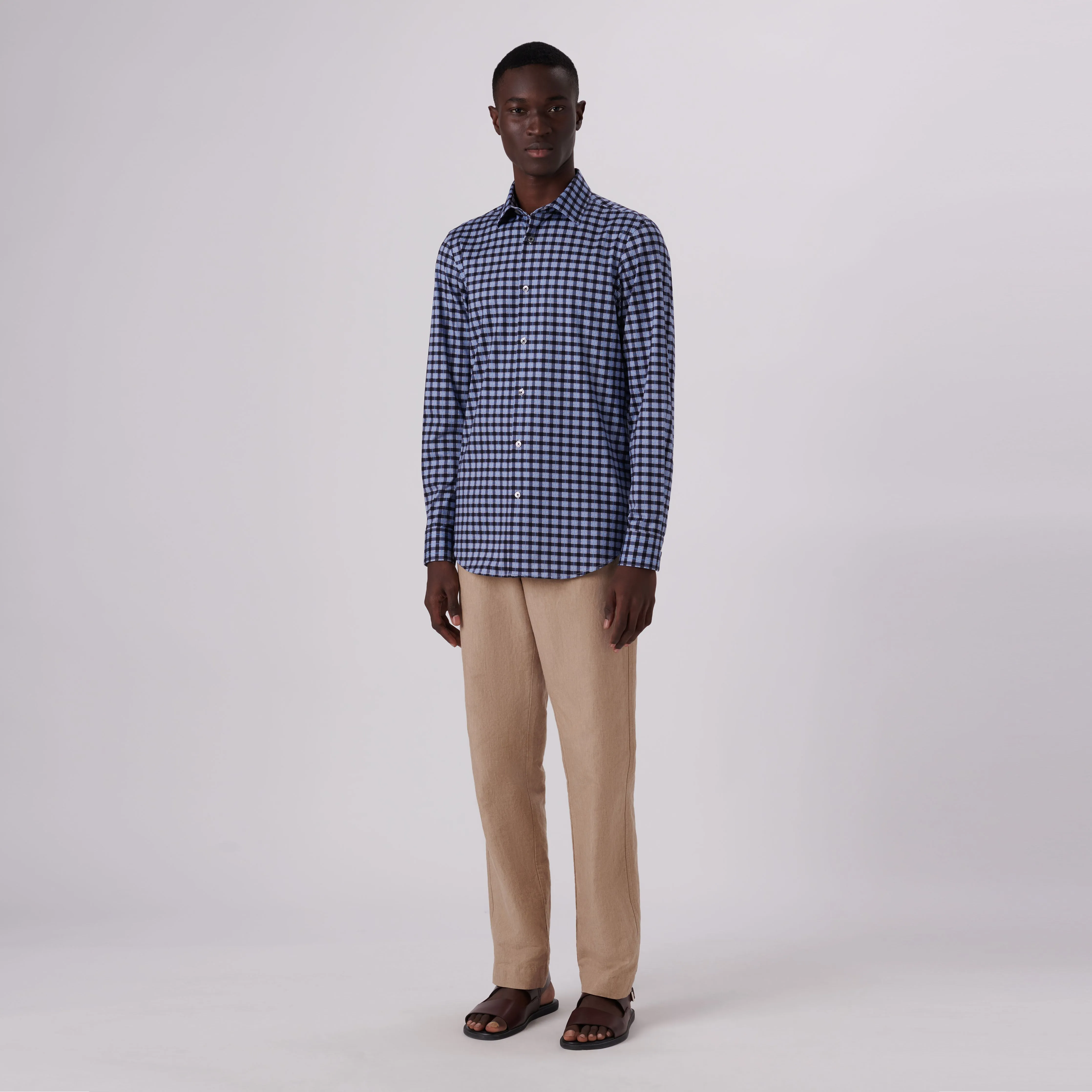 James Plaid Check Print OoohCotton Shirt