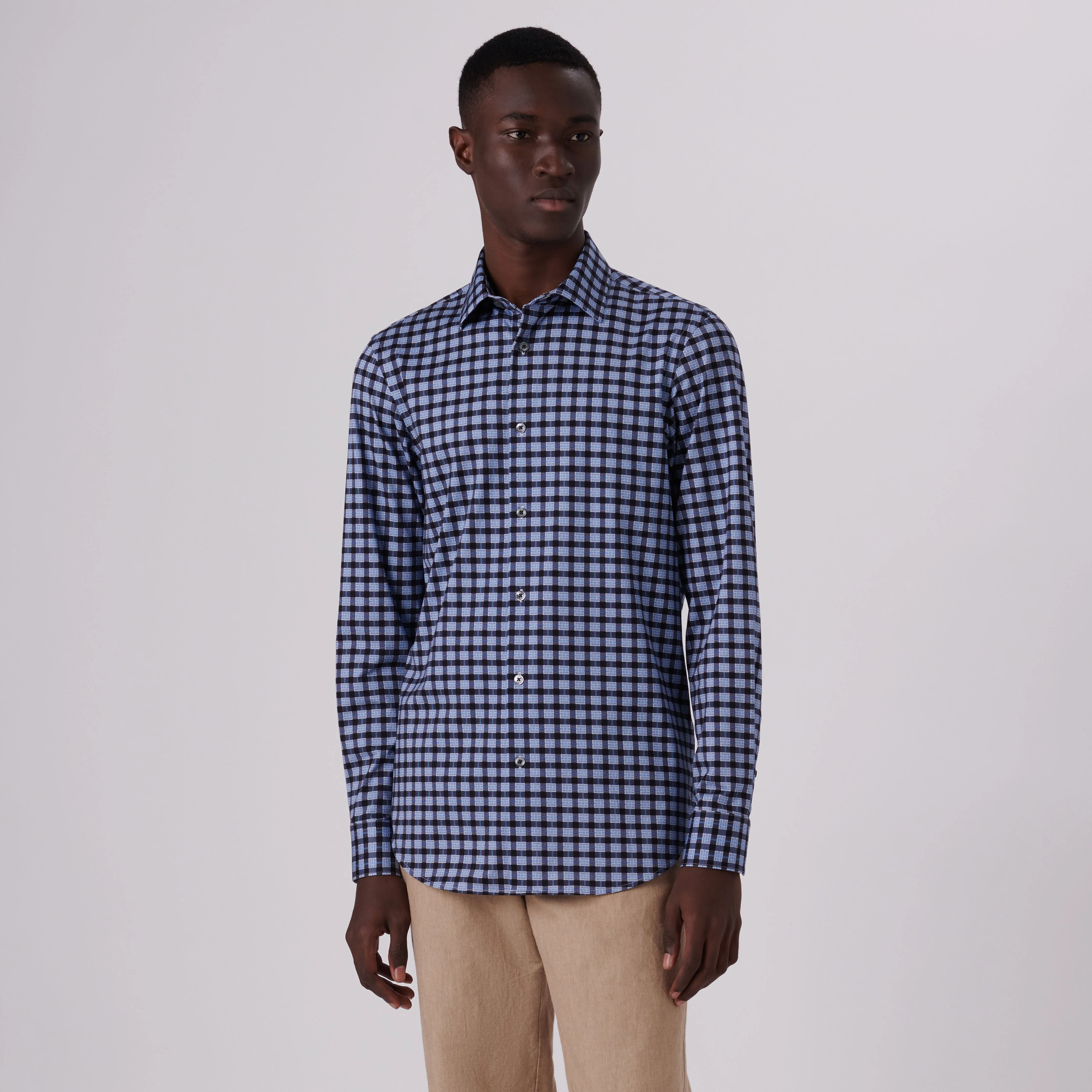 James Plaid Check Print OoohCotton Shirt