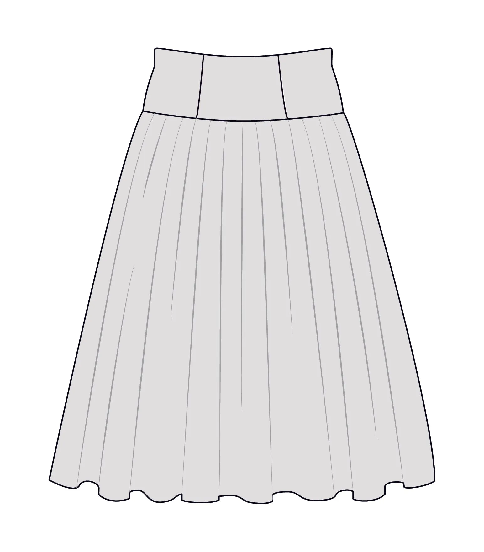 Jessica Skirt - PDF Sewing Pattern