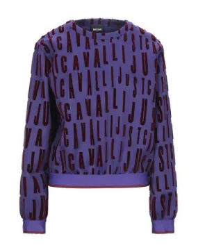 Just Cavalli Women Sweatshirt Purple L INT